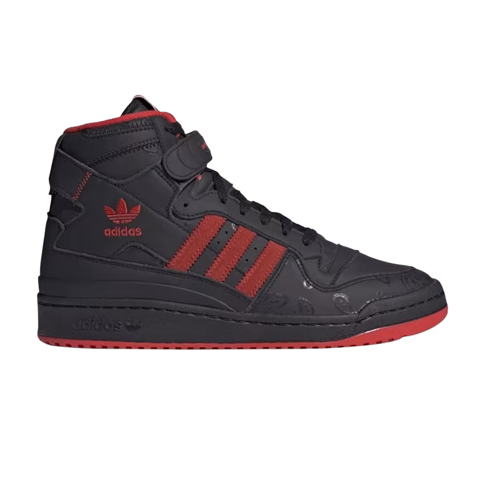 KSI x adidas Forum High Black Red Paisley