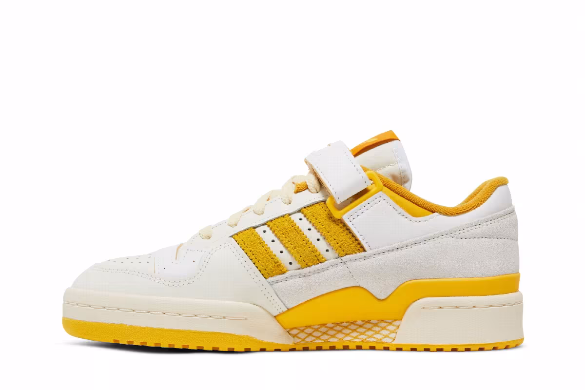 adidas Forum 84 Low White Yellow, view 4