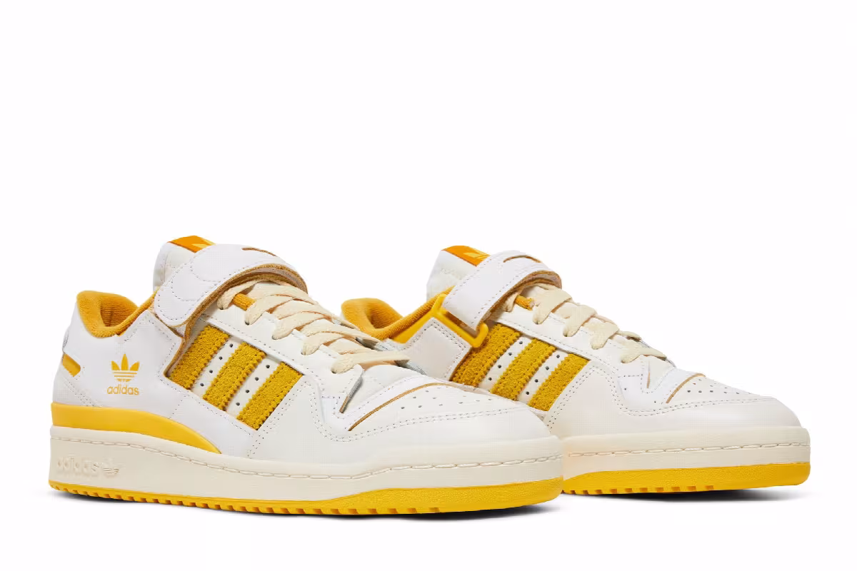 adidas Forum 84 Low White Yellow, view 9