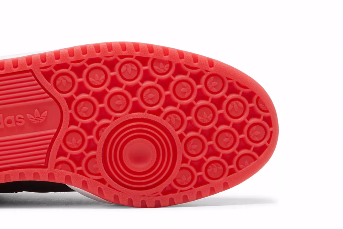adidas Forum Low Black Vivid Red, view 6