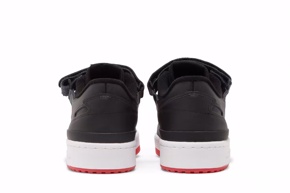 adidas Forum Low Black Vivid Red, view 7