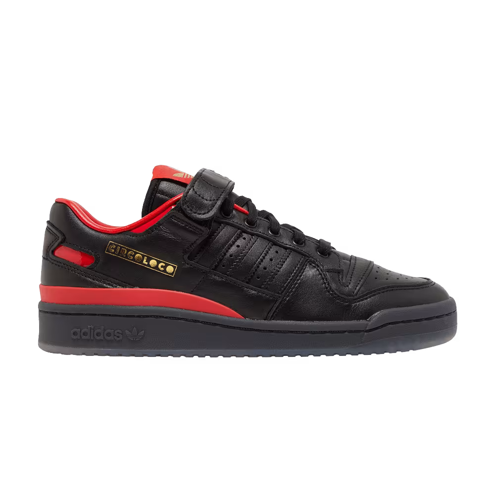Circoloco x adidas Forum Low Black Vivid Red