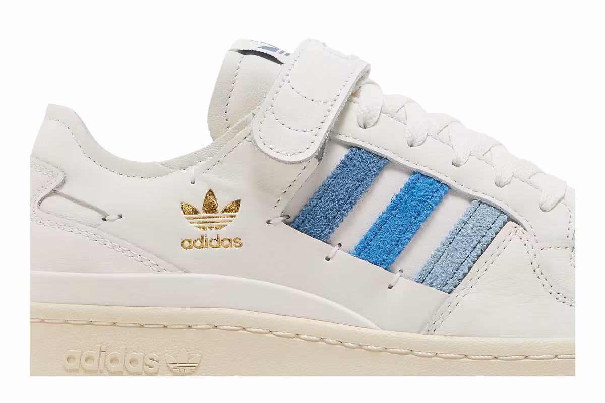 adidas Forum 84 Low White Altered Blue, view 3