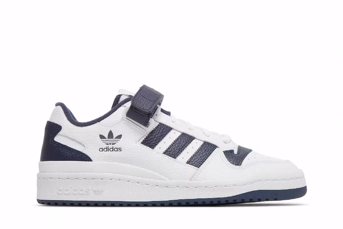 adidas Forum Low White Shadow Navy, view 2