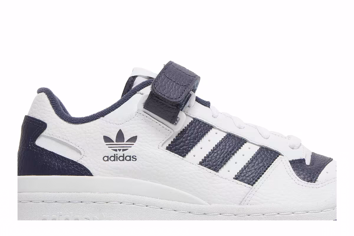 adidas Forum Low White Shadow Navy, view 3