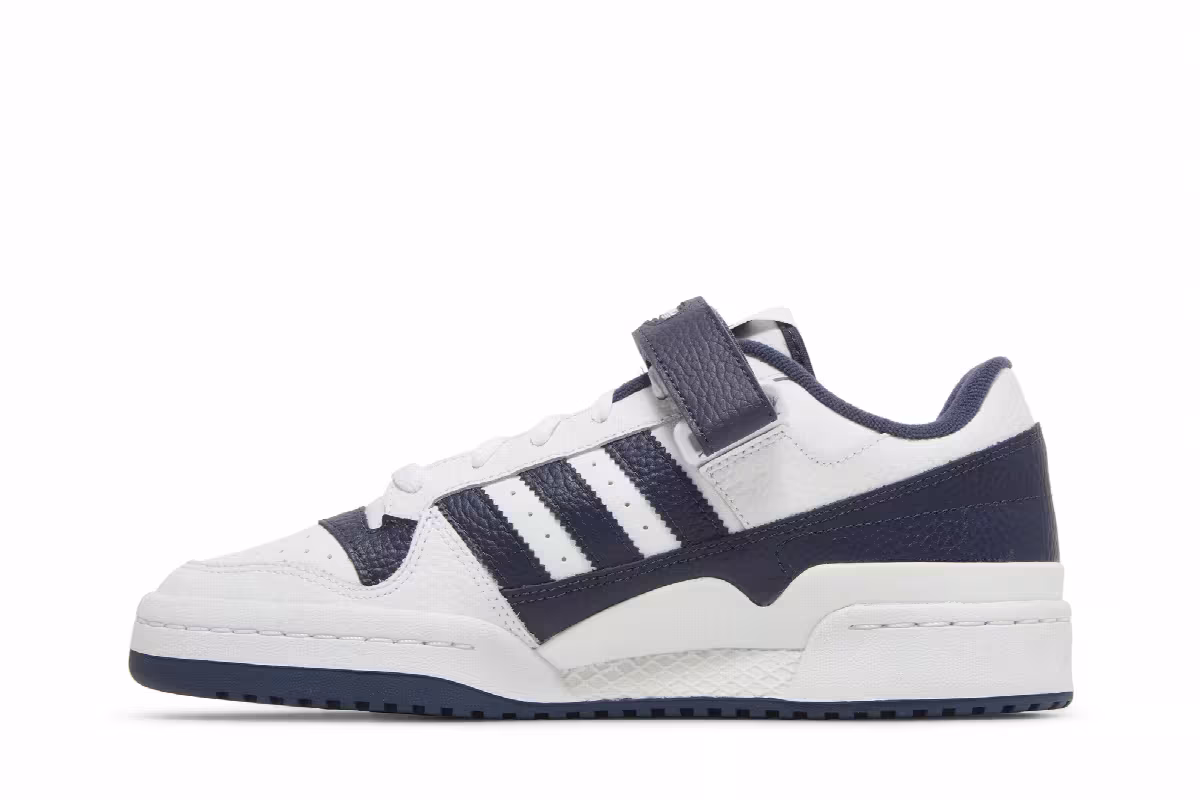 adidas Forum Low White Shadow Navy, view 4