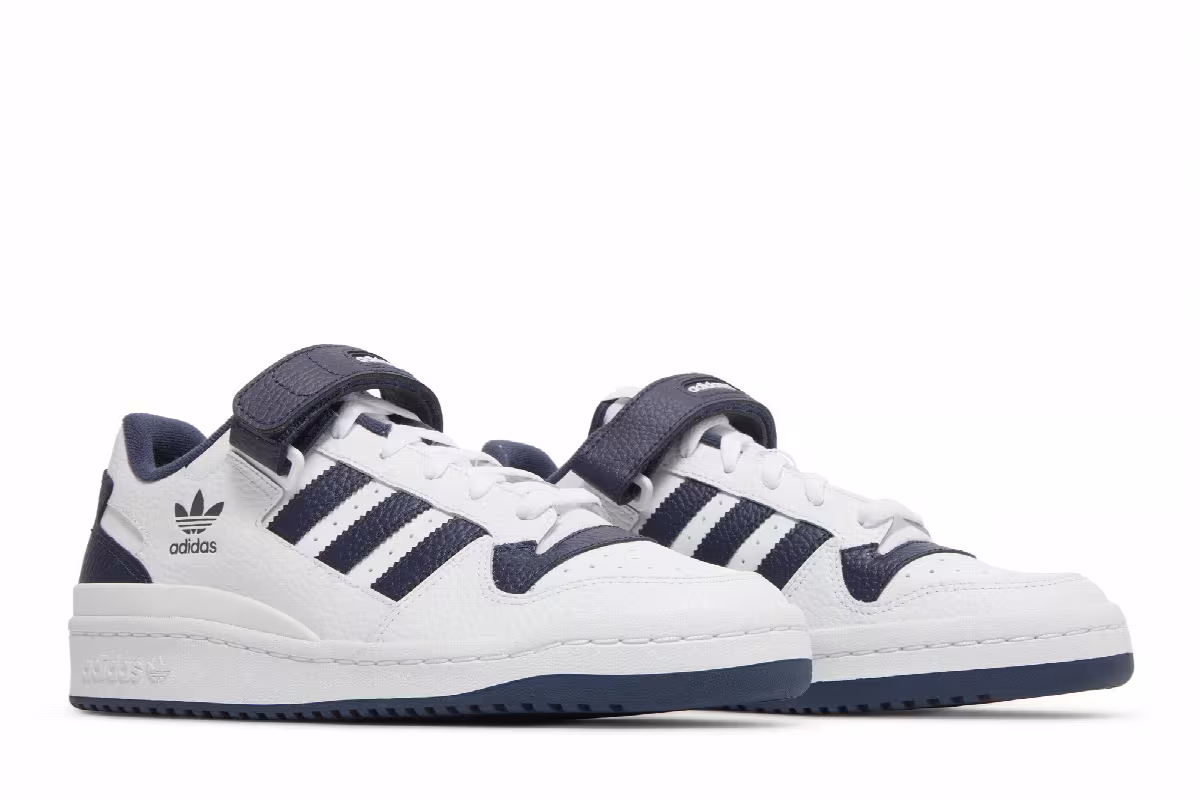 adidas Forum Low White Shadow Navy, view 9
