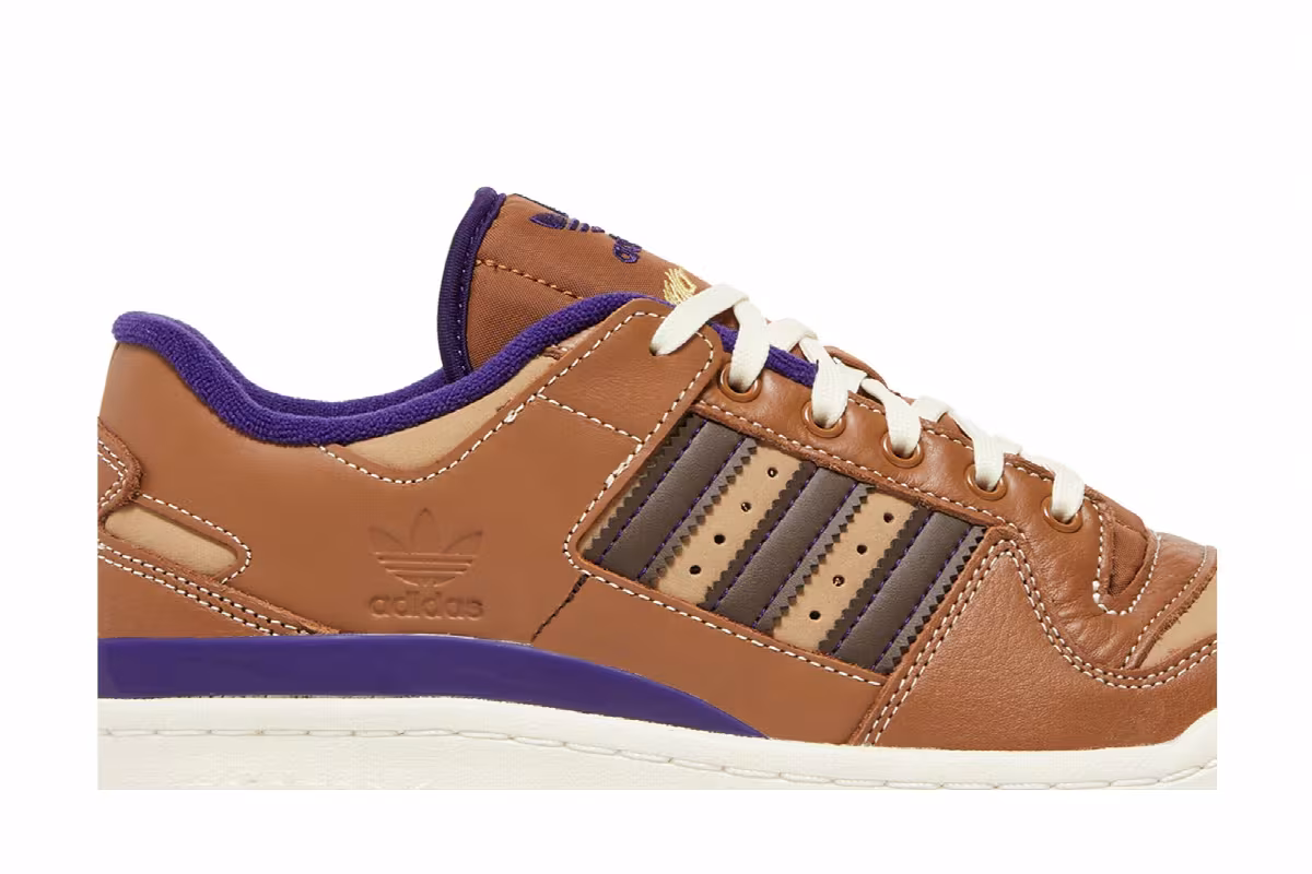 Heitor Da Silva x adidas Forum 84 Low ADV Wild Brown Gum, view 3