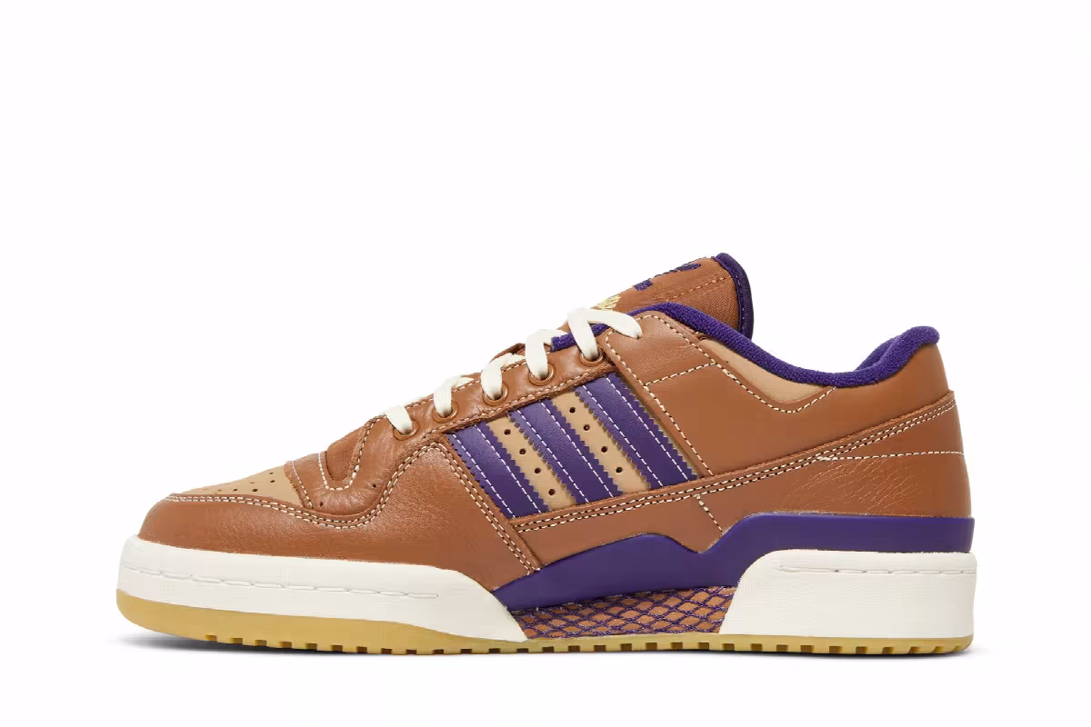 Heitor Da Silva x adidas Forum 84 Low ADV Wild Brown Gum, view 4