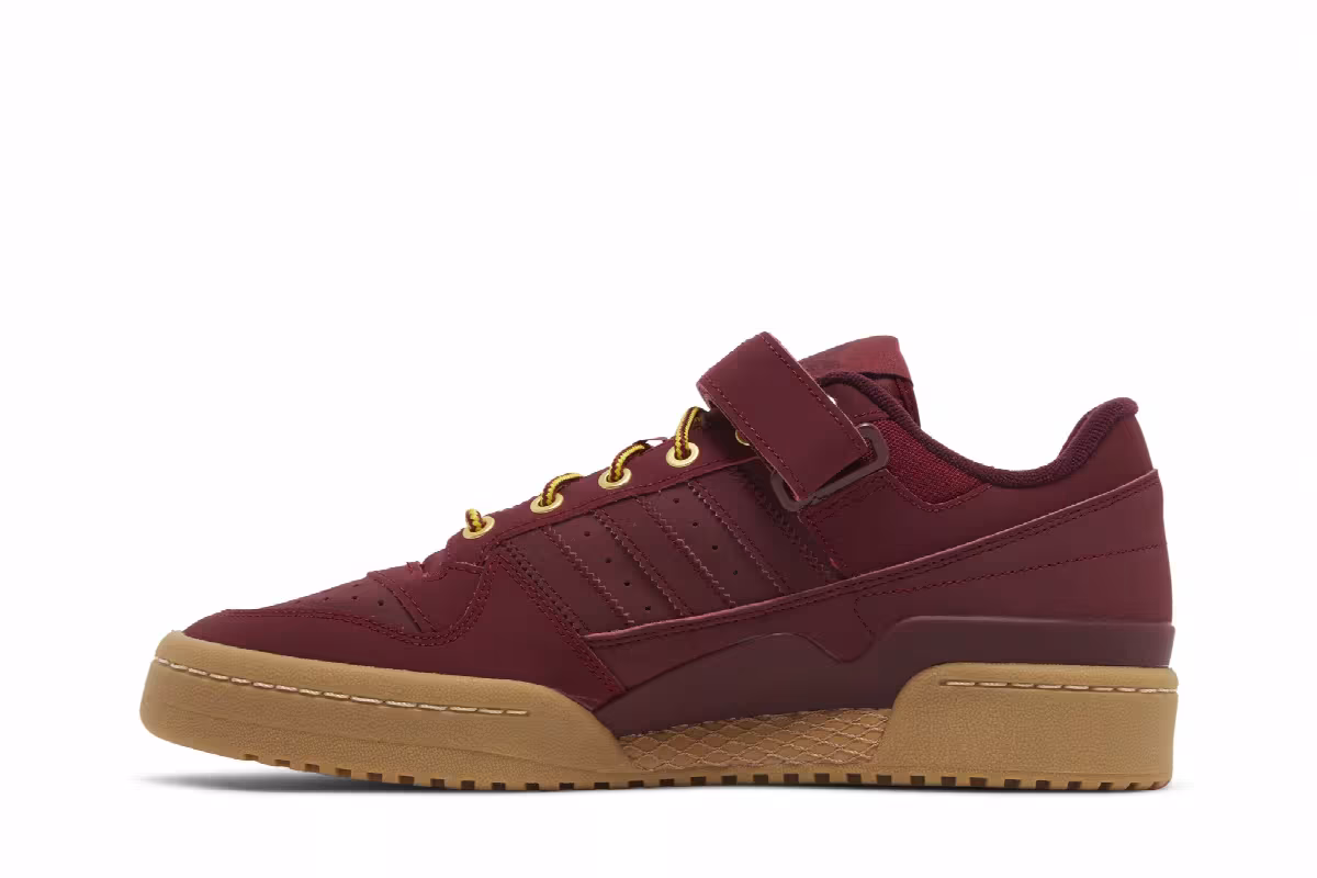 adidas Forum Low Collegiate Burgundy Gum, view 4