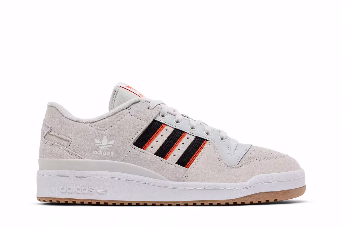 Adidas Forum 84 Low ADV Grey Impact Orange Gum, view 2