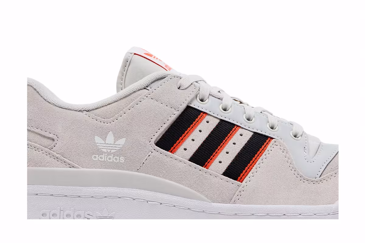 Adidas Forum 84 Low ADV Grey Impact Orange Gum, view 3