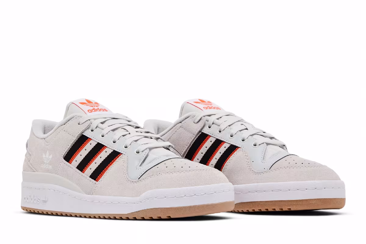 Adidas Forum 84 Low ADV Grey Impact Orange Gum, view 9