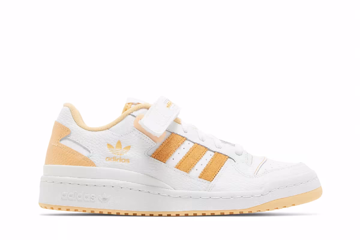 adidas Forum Low White Pulse Amber, view 2