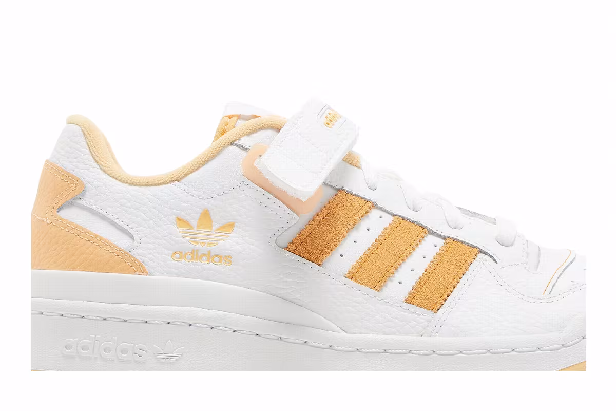 adidas Forum Low White Pulse Amber, view 3