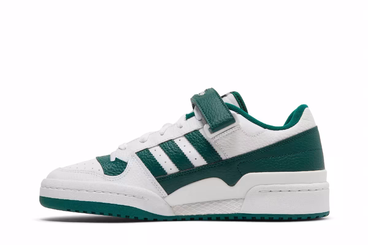 adidas Forum Low White Collegiate Green, view 4