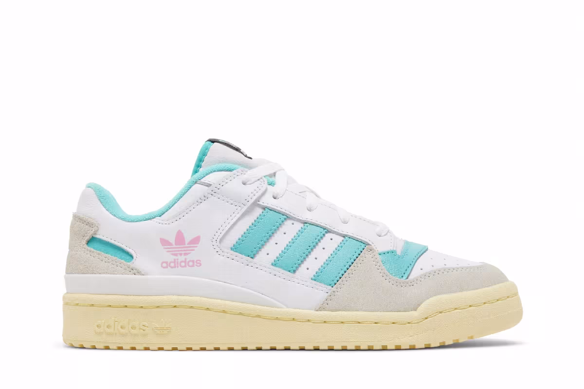 adidas Forum Low CL White Mint Rush, view 2