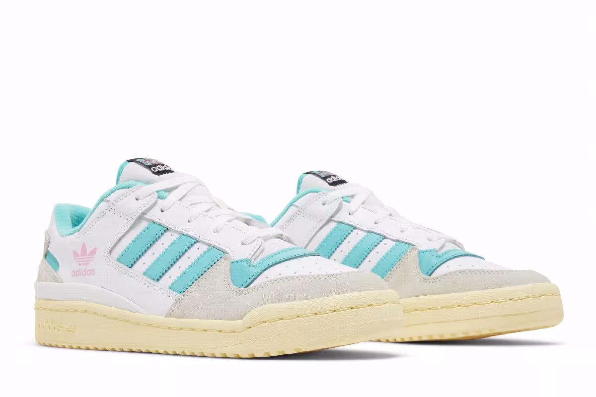 adidas Forum Low CL White Mint Rush, view 9