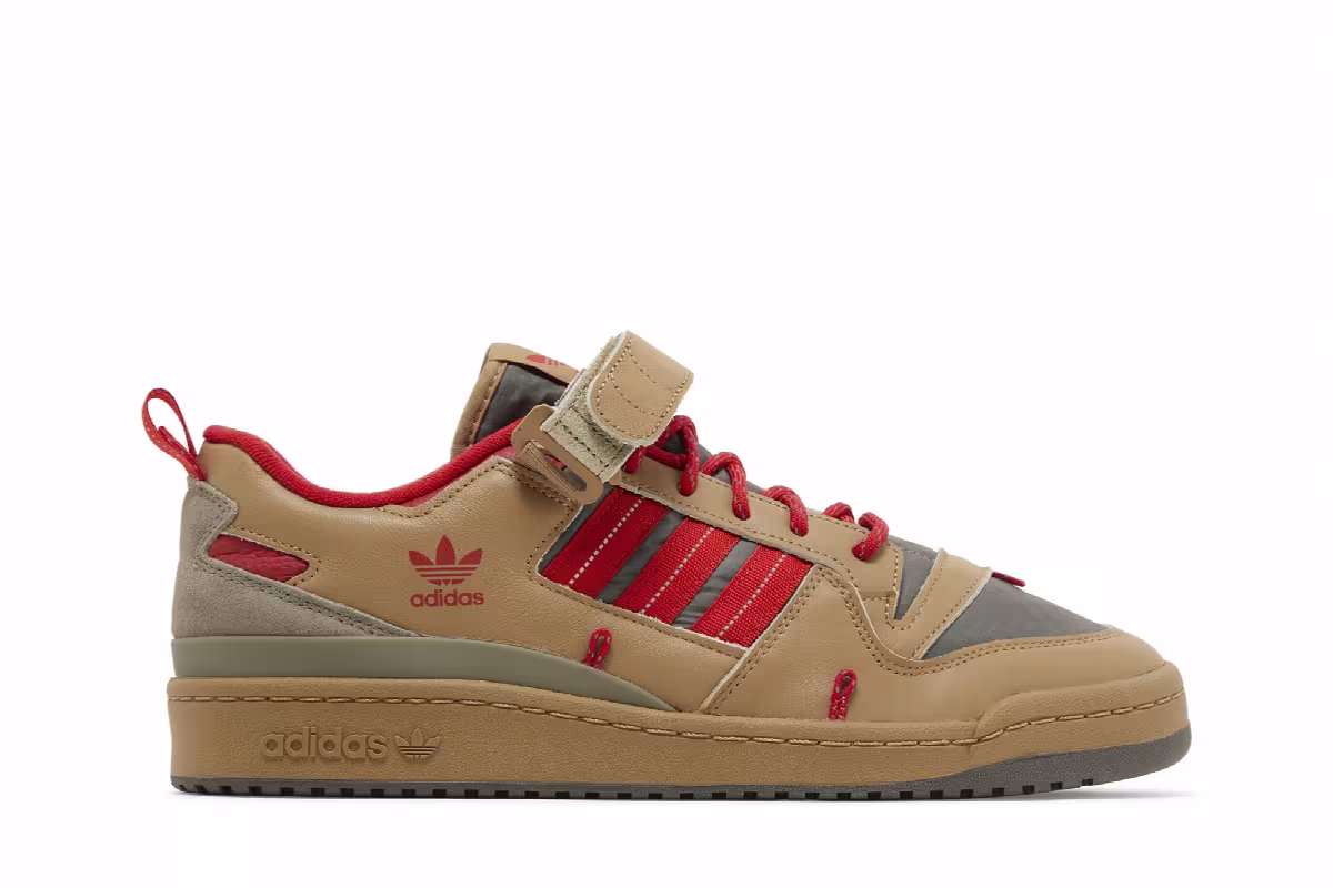 adidas Forum 84 Camp Low Cardboard Scarlet, view 2