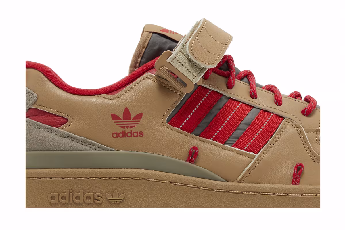 adidas Forum 84 Camp Low Cardboard Scarlet, view 3