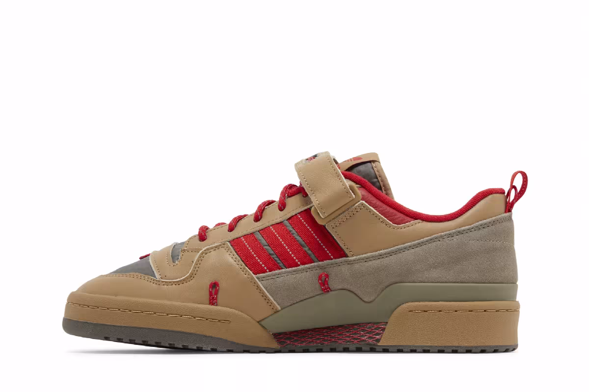 adidas Forum 84 Camp Low Cardboard Scarlet, view 4