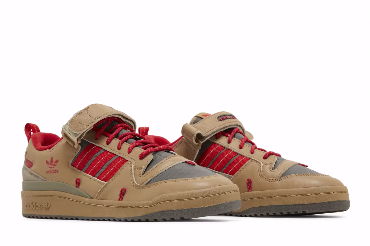 adidas Forum 84 Camp Low Cardboard Scarlet, view 9