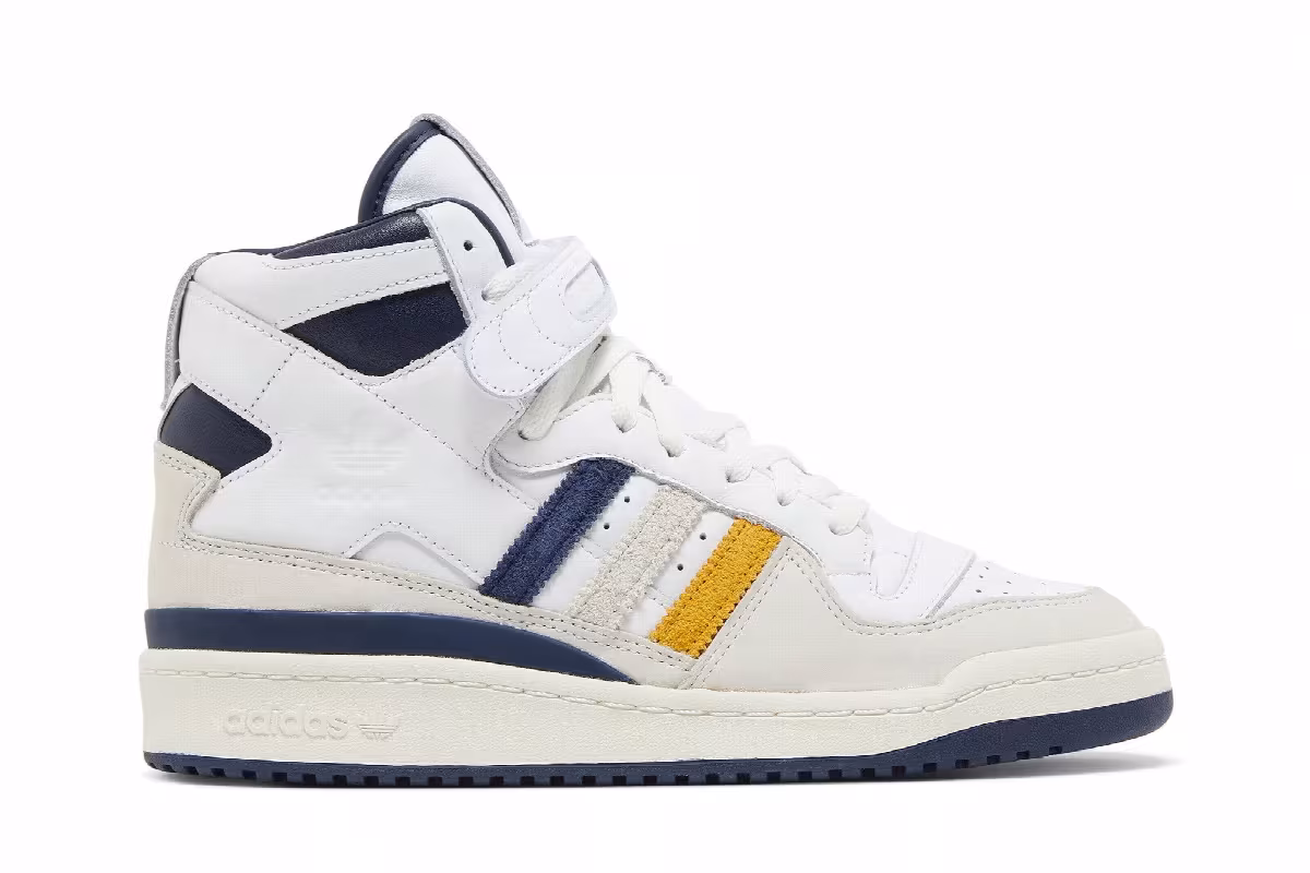 END. x adidas Forum High Varsity - Navy, view 2
