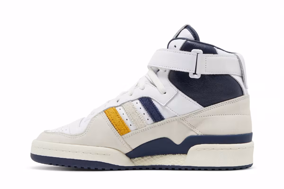 END. x adidas Forum High Varsity - Navy, view 4