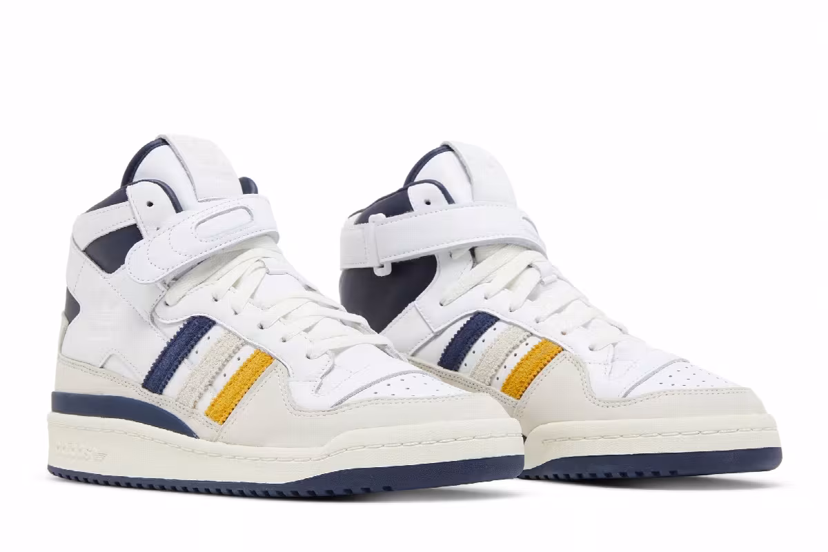 END. x adidas Forum High Varsity - Navy, view 9