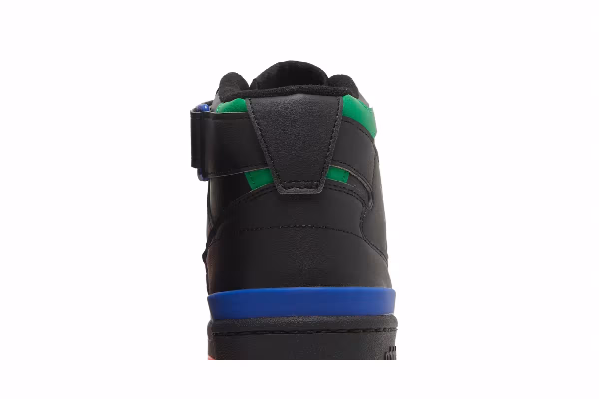 Adidas Forum Mid Black Multi, view 8