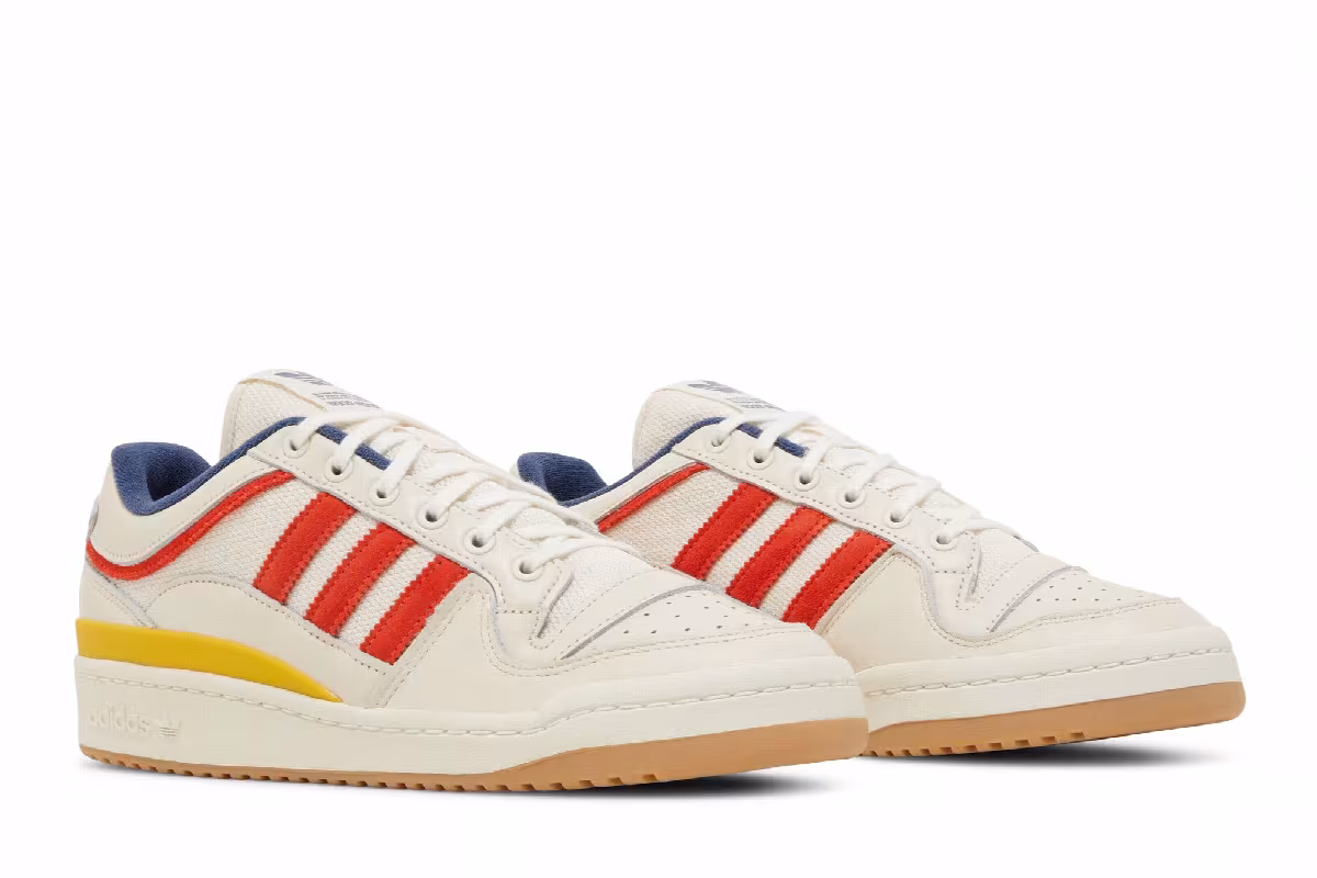 Wood Wood x adidas Forum Low Off White Altered Amber, view 9