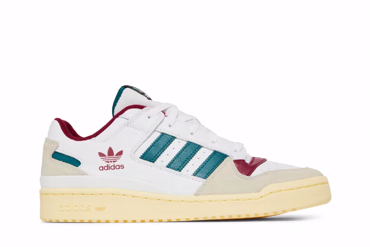 adidas Forum Low CL White Legacy Teal, view 2
