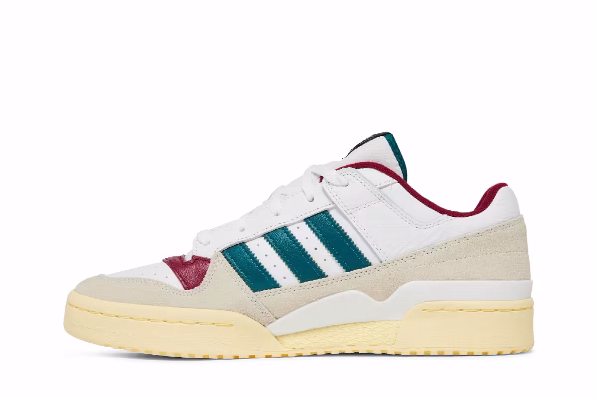 adidas Forum Low CL White Legacy Teal, view 4