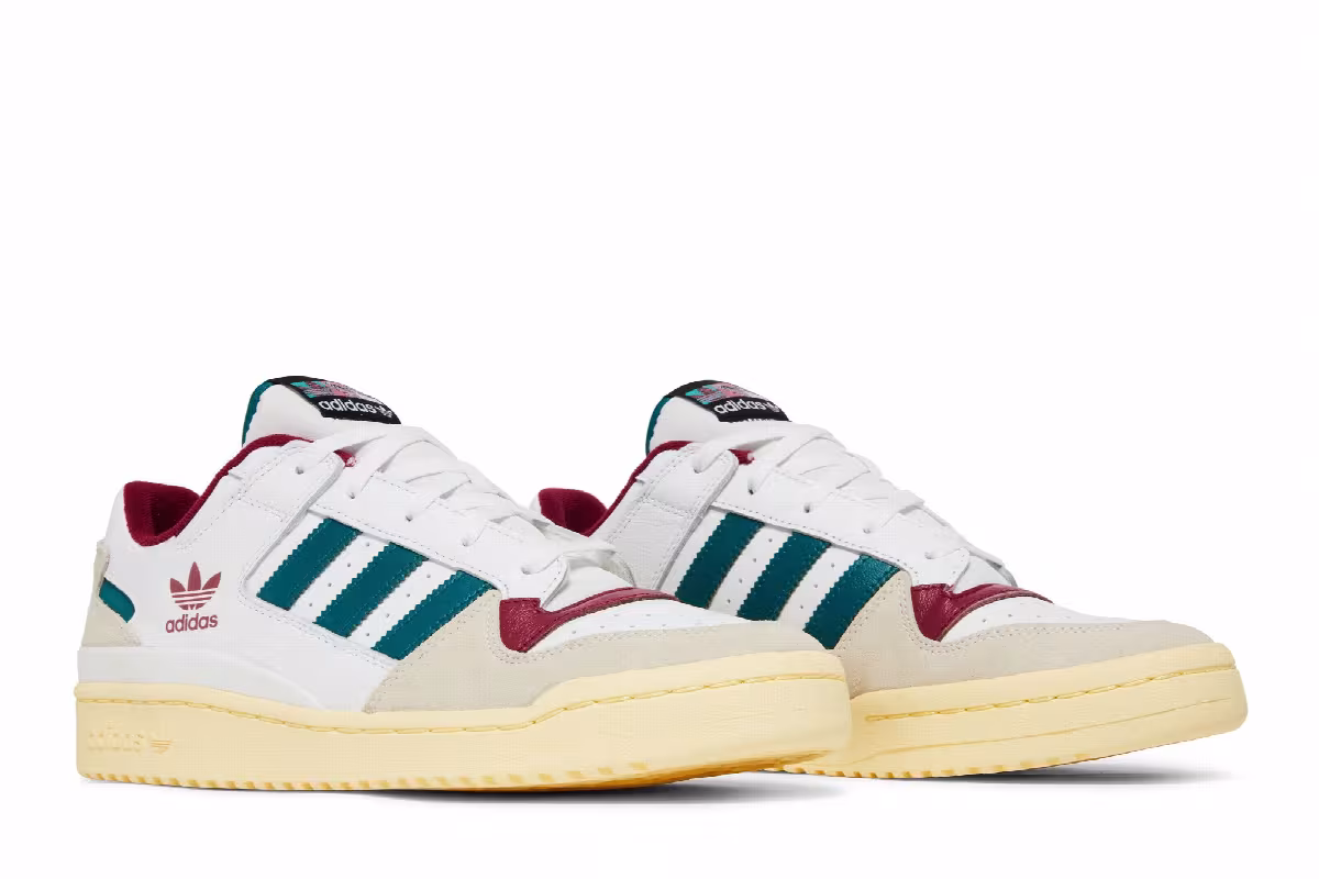 adidas Forum Low CL White Legacy Teal, view 9