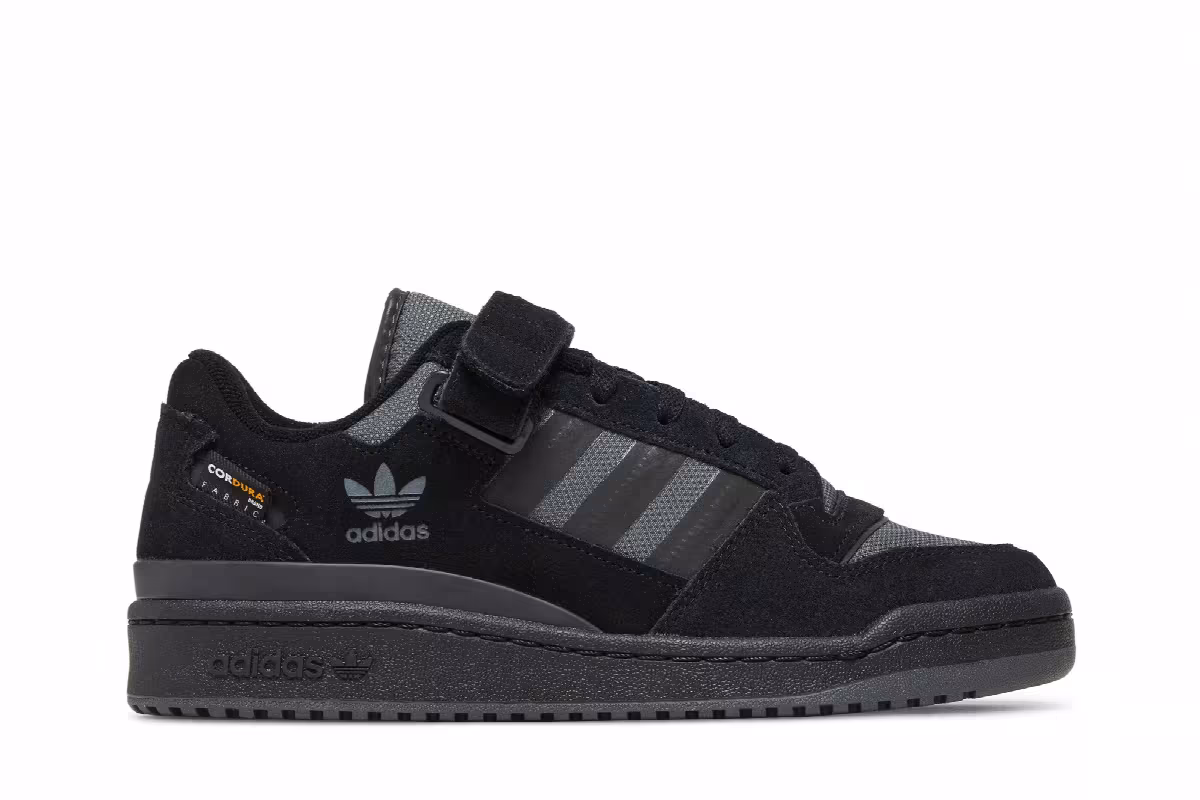 adidas Forum Low Black Grey, view 2
