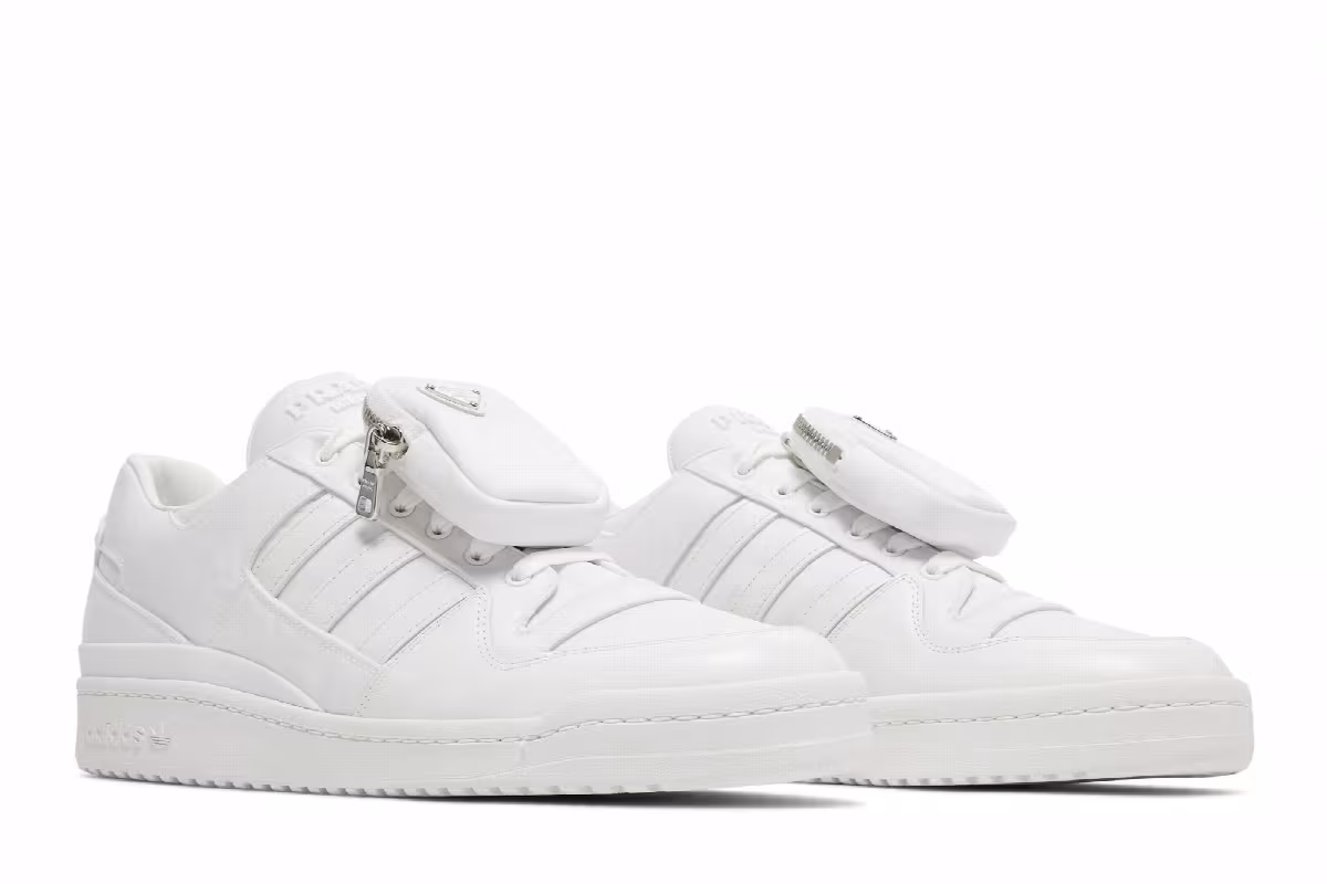 Prada x adidas Forum Low White, view 9