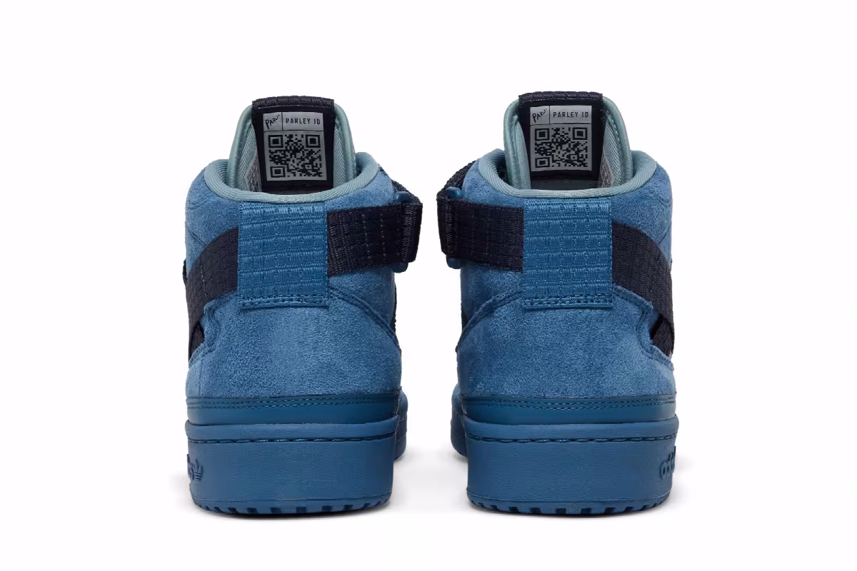 Parley x adidas Forum Mid Altered Blue, view 7