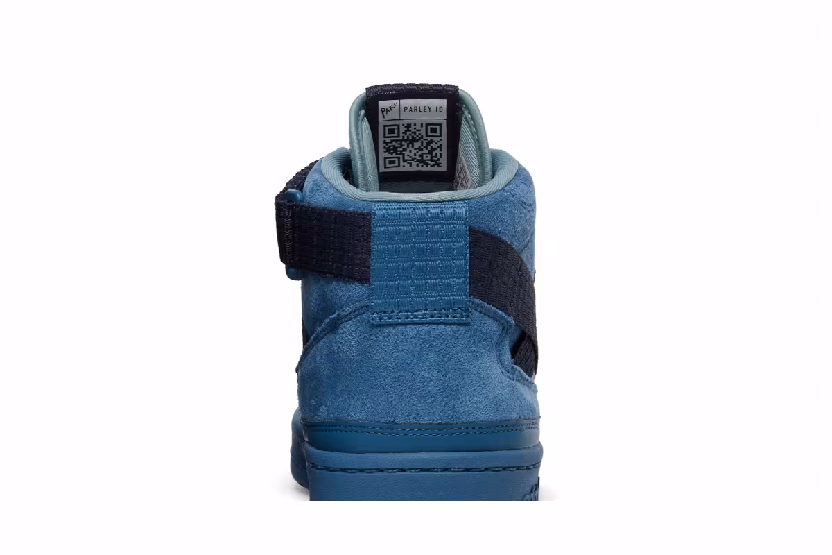 Parley x adidas Forum Mid Altered Blue, view 8