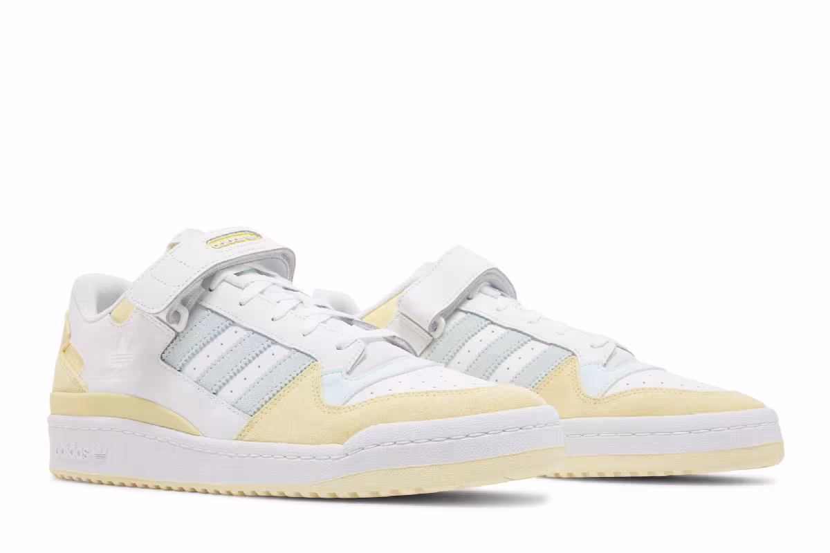 Adidas Forum Low Almost Yellow White, view 9
