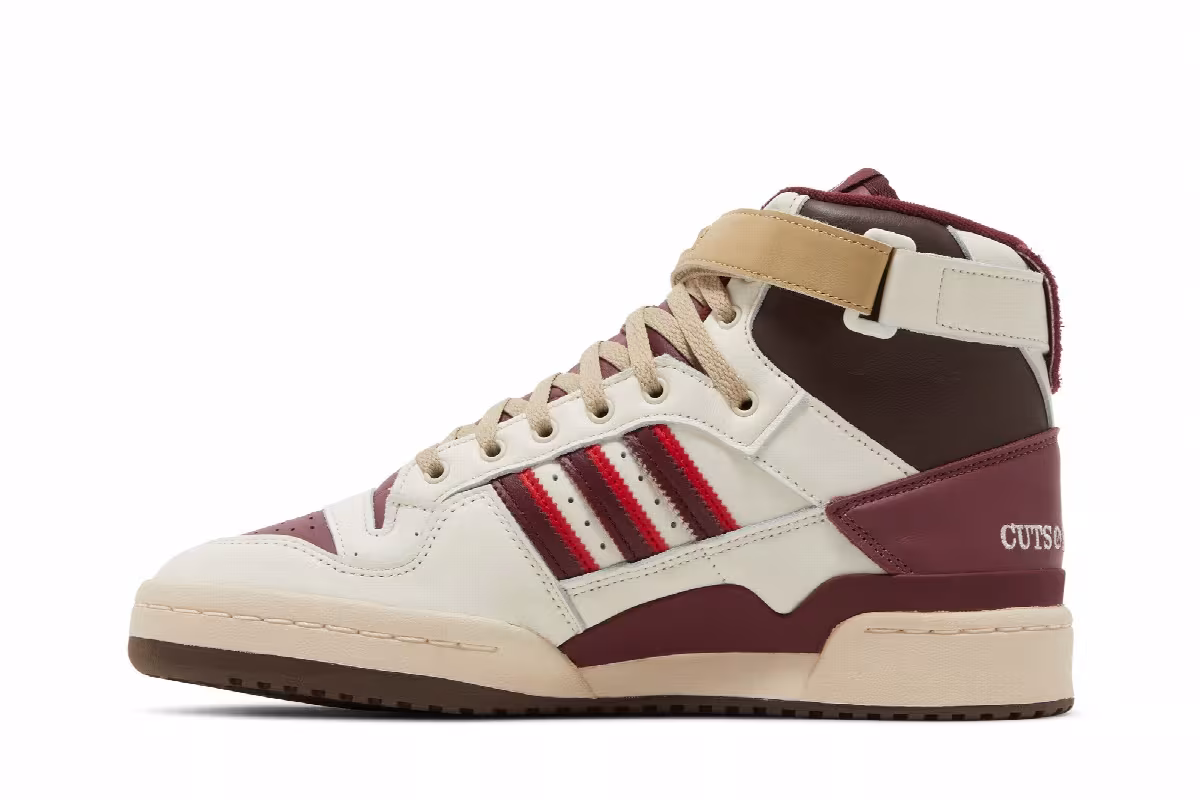 Cuts & Slices x adidas Forum 84 High Pull Up Beloved, view 4