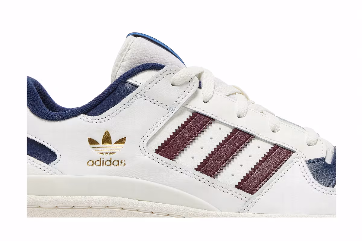 Adidas Forum Low CL Off White Shadow Red, view 3