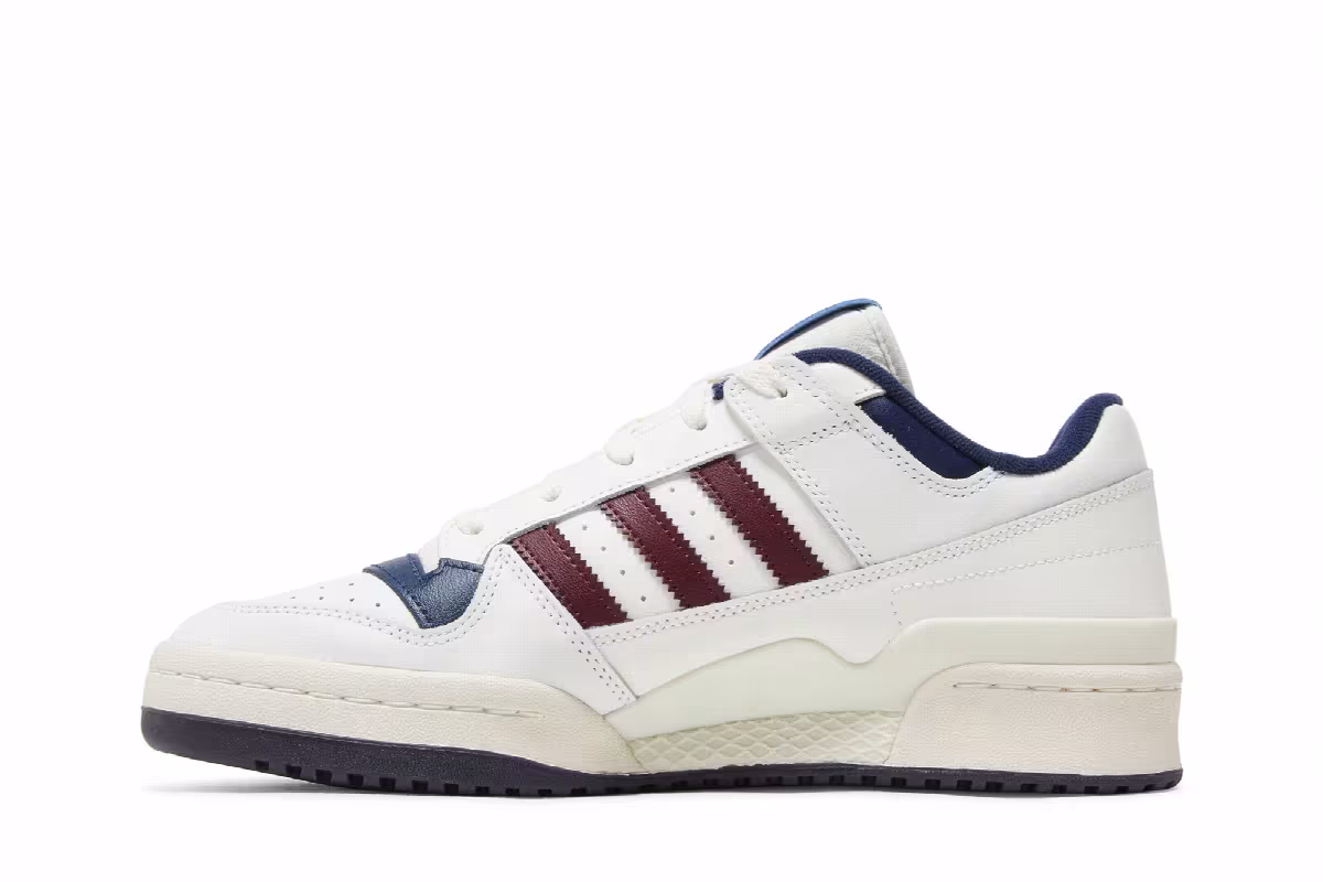 Adidas Forum Low CL Off White Shadow Red, view 4