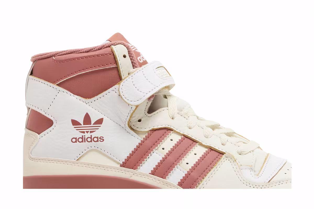 adidas Women's Forum 84 High White Magic Earth, view 3