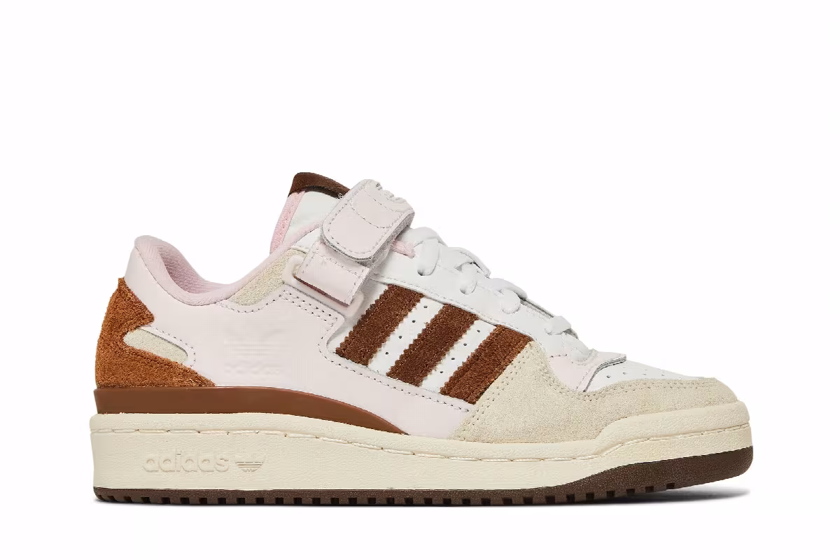 adidas Women's Forum Low Chocolate to my Strawberry, view 2