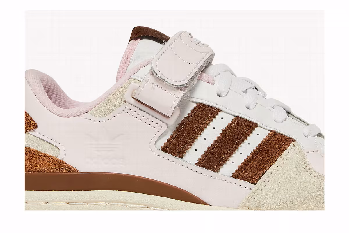 adidas Women's Forum Low Chocolate to my Strawberry, view 3