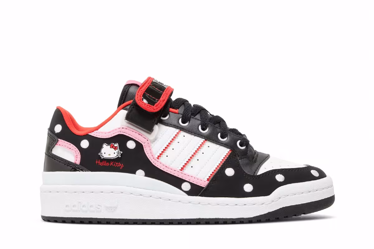 Hello Kitty x adidas Women's Forum Low Polka Dot, view 2