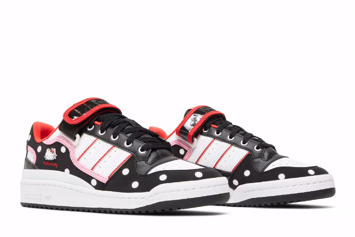 Hello Kitty x adidas Women's Forum Low Polka Dot, view 9
