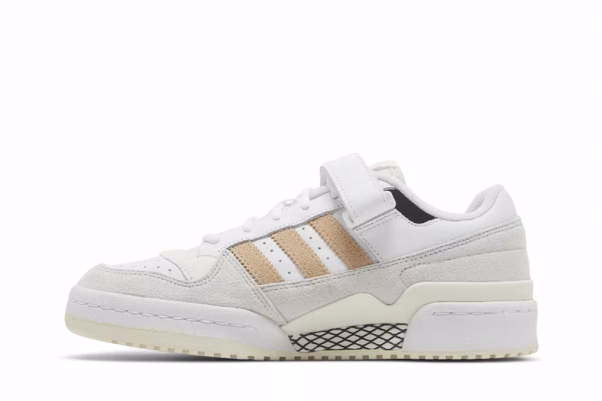 adidas Women's Forum Low White Magic Beige, view 4