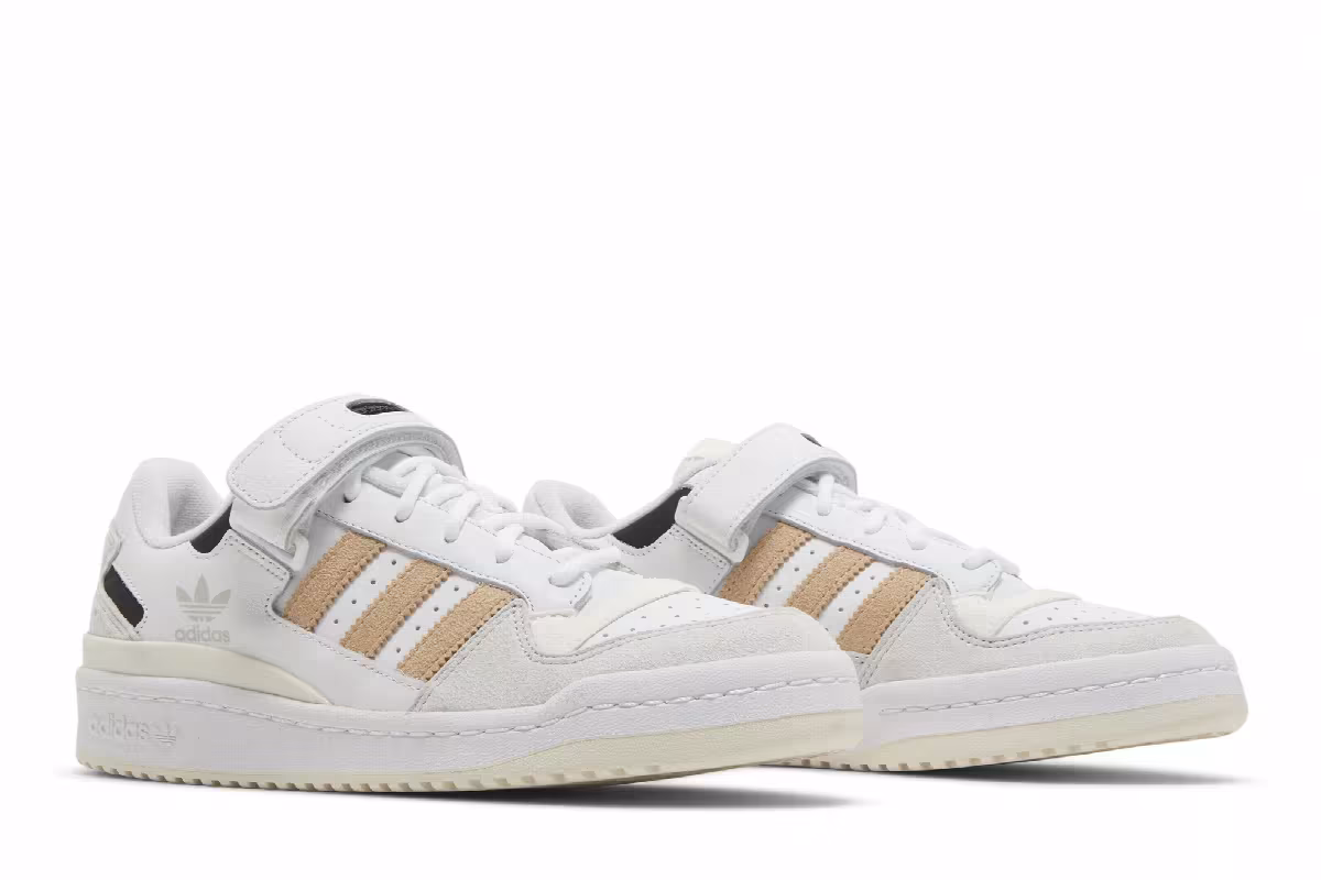 adidas Women's Forum Low White Magic Beige, view 9