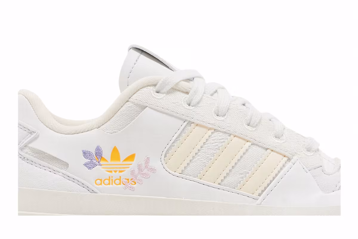 Adidas Women's Forum Bonega Embroidered Floral, view 3